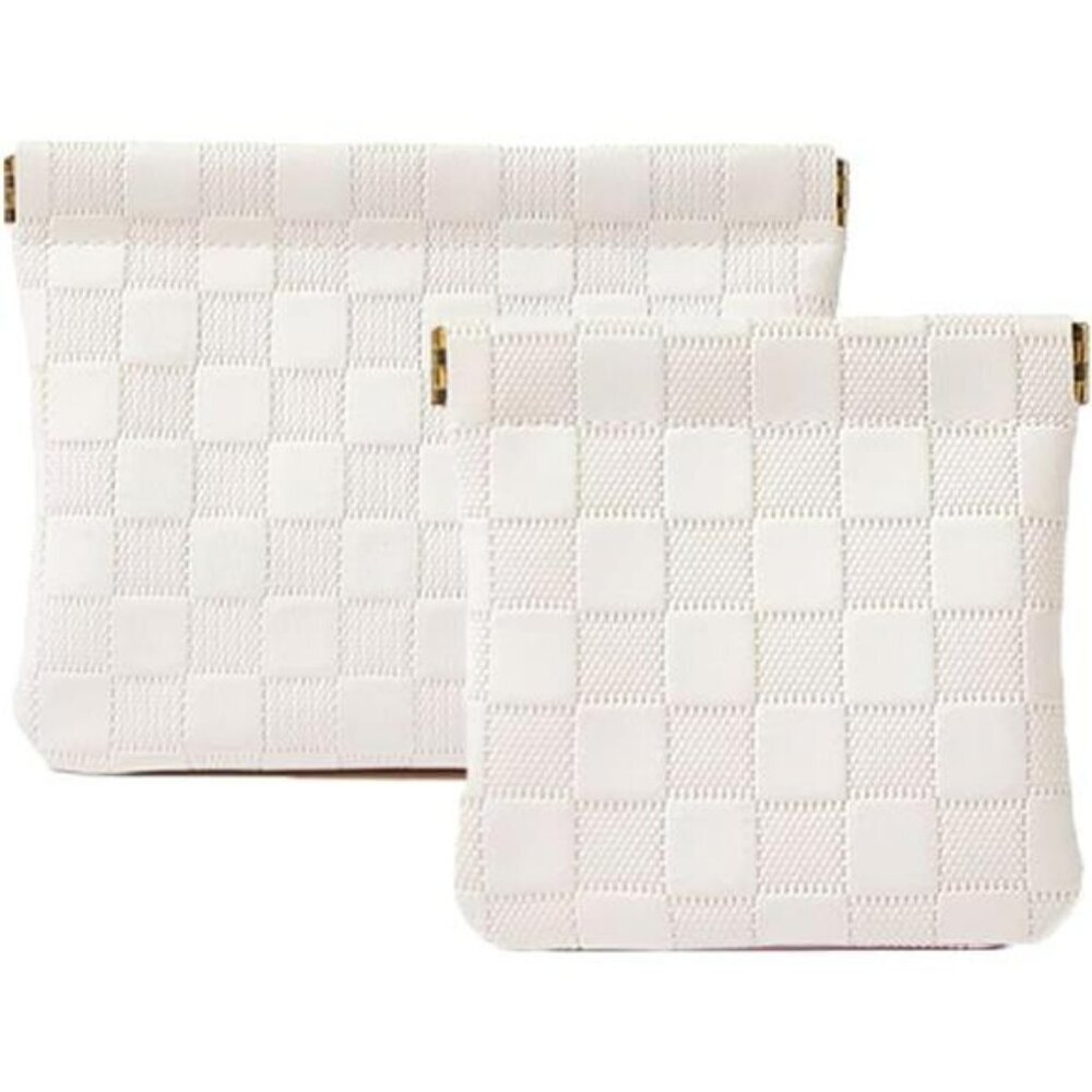 Small makeup bag set waterproof mini cosmetic pouch travel organizer coin purse